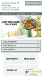Mobile Screenshot of joanniesfloralofbirchrun.com